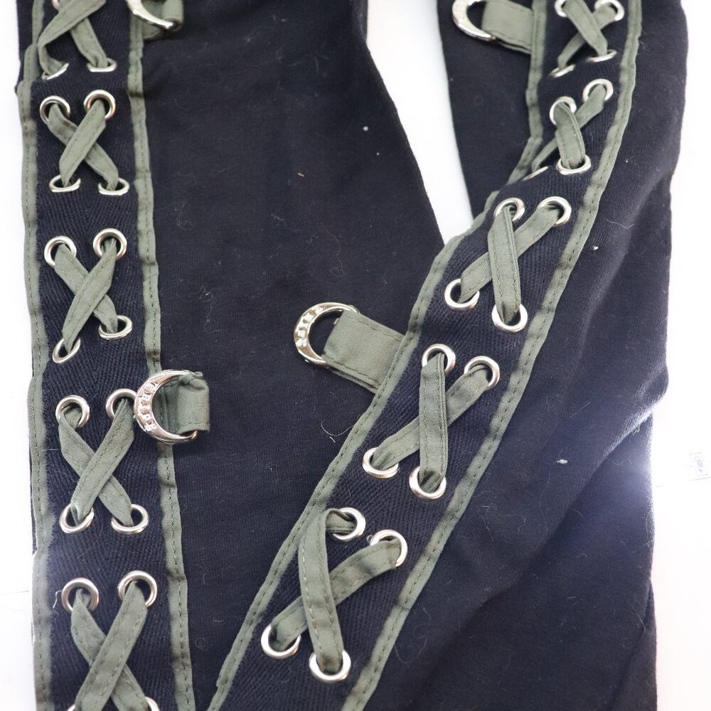 Tripp NYC Vintage Fingerless gloves Gothic Camo Emo arm warmers y2k